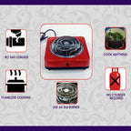 Luexlin Kitchen Flameless Electric Cooking Stove